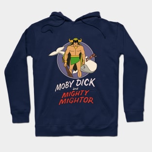 Moby Dick and Mighty Mightor Classic 60s Cartoon Hoodie